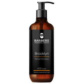 Шампунь для чоловіків для щоденного використання Barbers Brooklyn, 400 мл